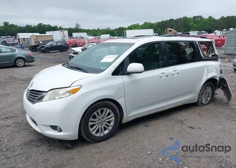 2014 Toyota Sienna Xle V6 8 Passenger из США, поврежденный, VIN 5TDYK3DC3ES442911